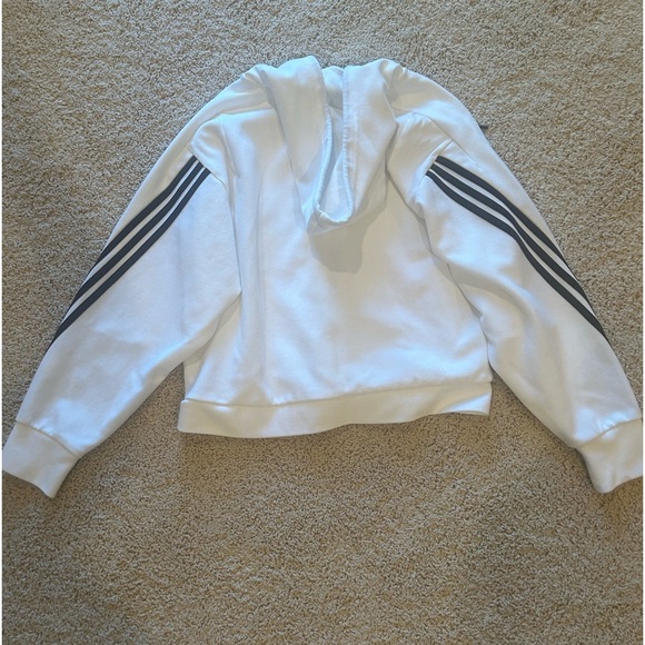 Adidas 3 Stripe Hoodie Full Zip Size Medium - Picture 10 of 10